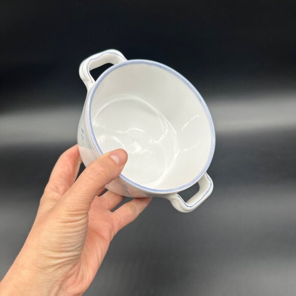 Vintage Casserole Dish Dieulefit France PHP Pottery Lavender Purple Cottagecore - Picture 8 of 10